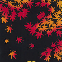 Load image into Gallery viewer, Tenugui kenema dyed tenugui Harvest moon of autumn leaves approx. 35 x 90 cm
