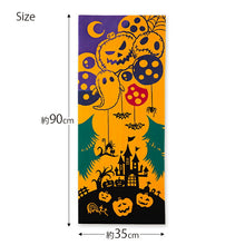 Muat gambar ke penampil Galeri, Tenugui kenema dyed tenugui Halloween balloon approx. 35 x 90 cm
