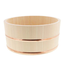 Muat gambar ke penampil Galeri, Ikegawa Wooden Bath Pail, Japanese Cypress, Hot Water Pail, Small, Made in Japan, Approximately   22x11.5cm (Bath Pail, Small Round, Hot Water Pail, Yuoke, Hinoki Cypress, Wooden, Wood Grain, Natural Wash Basin, Bath Bath)
