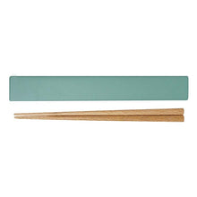 Load image into Gallery viewer, Chopsticks chopstick box set SUKITTO Green approx. 19.1x2.7x1.2cm T-06627
