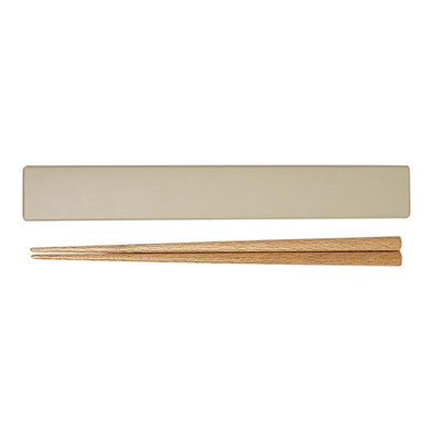 Chopsticks chopstick box set SUKITTO Beige Approx. 19.1x2.7x1.2cm T-06628