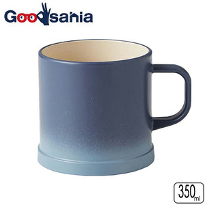 Mug Caston Caston Mug Blue 350ml (Mug Cup Tableware Lightweight Plastic Resin Coffee Tea Coffee Microwave Safe Dishwasher Safe Made in Japan)