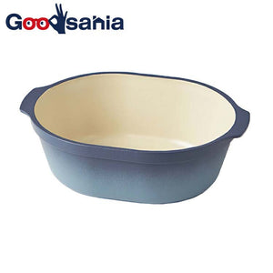 Bowl Caston Caston Blue 17.1x12.5x5.4cm (Plate Tableware Lightweight Plastic Resin Small Bowl Bowl Salad Bowl Soup Bowl Salad Soup Microwave Safe)