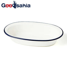 Laden Sie das Bild in den Galerie-Viewer, Bowl RETRO MODA Oval Bowl Navy 24.8x16.7x4.5cm
