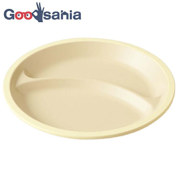 Plate Calm Dish Lunch Plate Mini Made in Japan Light Yellow Approx. ƒÓ17x1.7cm T-26671 (Dish Utensil Dividers Plate with Dividers Round Round Round Large Shallow Plain Stylish)