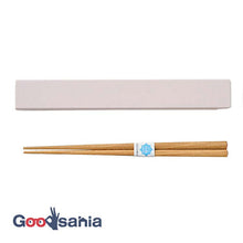 将图片加载到图库查看器，Chopstick box set tutu Chopsticks/Chopstick box set Made in Japan Light pink (Chopstick box) approx. 2.7x19.1x1.2cm, (Chopsticks) approx. 18cm T-36381 (Cutlery My Chopsticks Chopstick box 18cm Lunch box for women)
