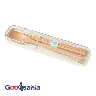 Cutlery Set tutu Wooden Chopsticks/Spoon Set Ivory (Chopsticks/Spoon) Approx. 18cm T-36386 (Cutlery Spoon Set My Chopsticks Chopstick Box 18cm Lunch Box Women)