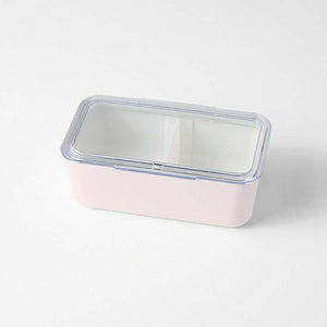 Bento box chiaro Lunch box made in Japan Light pink 750ml T-36403 (Lunch box 1 tier 1 tier 750 Microwave safe Dishwasher safe Women Ladies)