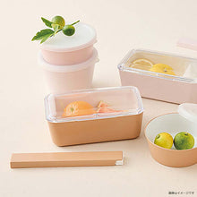 将图片加载到图库查看器，Chopstick box set chiaro Chiaro chopsticks/chopstick box set made in Japan Light pink (Chopstick box) approx. 2.7x19.1x1.2cm, (Chopsticks) approx. 18cm T-36407 (Cutlery My Chopsticks 18cm Lunch Box Women)
