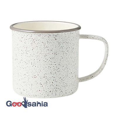 Mug RETRO MODA Mug Made in Japan Gray 370ml T-36414 (Mug Cup 370 Plastic Dishwasher Safe Microwave Safe Outdoor)