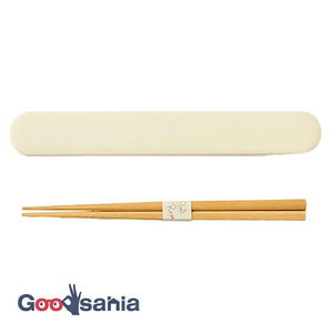 CANDY POP Chopsticks Box Set Made in Japan Ivory (Chopsticks) Approx. 18cm T-36430 (Cutlery My Chopsticks Chopsticks Box 18cm Lunch Box Women's Stylish Pastel)