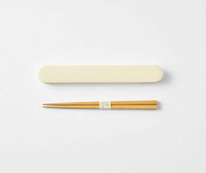 CANDY POP Chopsticks Box Set Made in Japan Ivory (Chopsticks) Approx. 18cm T-36430 (Cutlery My Chopsticks Chopsticks Box 18cm Lunch Box Women's Stylish Pastel)