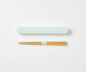 Chopstick box set CANDY POP Chopsticks/Chopstick box set Made in Japan Green (Chopsticks) Approx. 18cm T-36431 (Cutlery My Chopsticks Chopstick box 18cm Lunch box Women's Stylish Pastel)