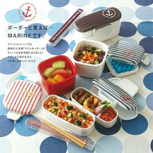 将图片加载到图库查看器，Chopsticks chopstick box set marine border red chopsticks: 18cm (T-46466)
