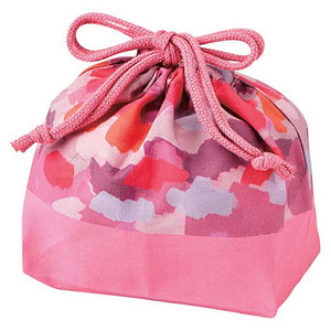 Drawstring bag lunch drawstring pink candy pop