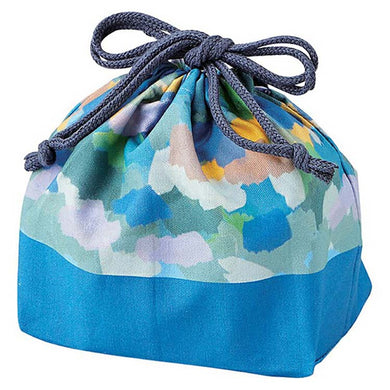 Drawstring bag lunch drawstring bag blue candy pop