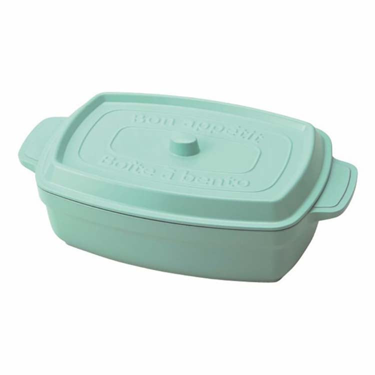 Lunch box 1 tier Cocopot Rectangle Mint 600ml (T-76401)