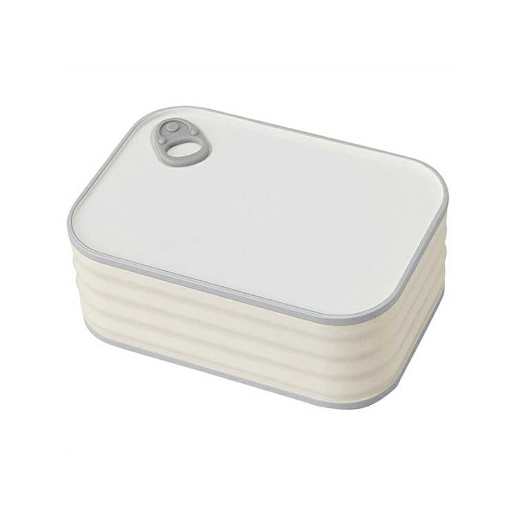 Lunch box 1 tier lunch box white eat can 600ml