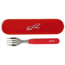 将图片加载到图库查看器，Fork case set red eatcan
