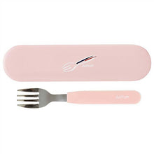 将图片加载到图库查看器，Fork case set pink eat-can
