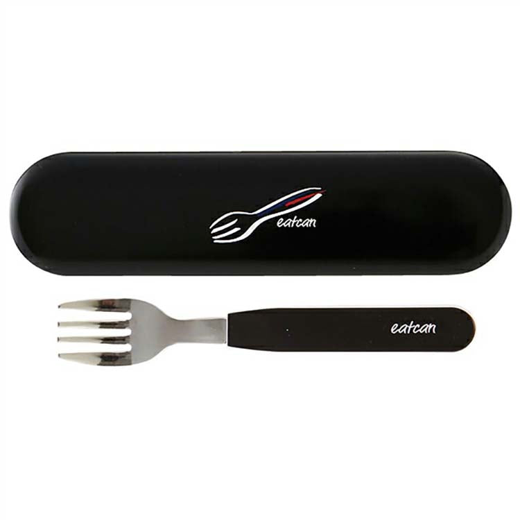 Fork case set black eat-can