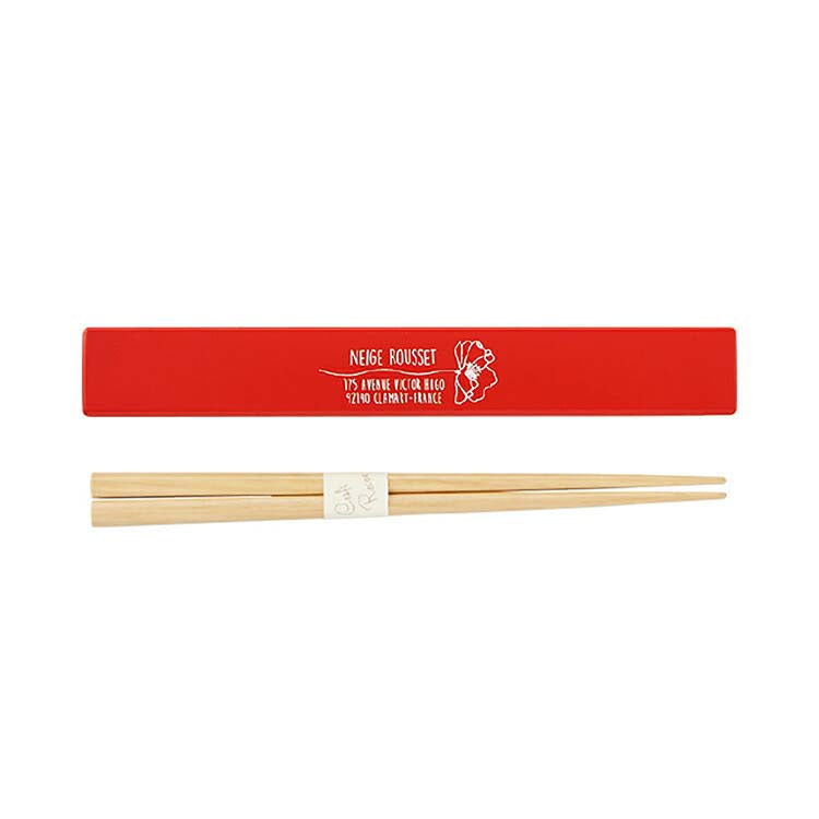 Chopsticks Ferry chopsticks/chopstick box set red 18cm (T-86262)