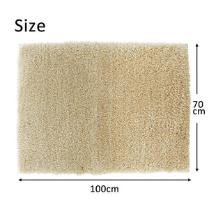 Bath Mat Cozy Up Bath Mat Beige Approx. 70cm x 100cm