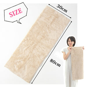 Angel Step Beige face towel that makes you want to rub your cheeks Approx. 30 x 80 cm