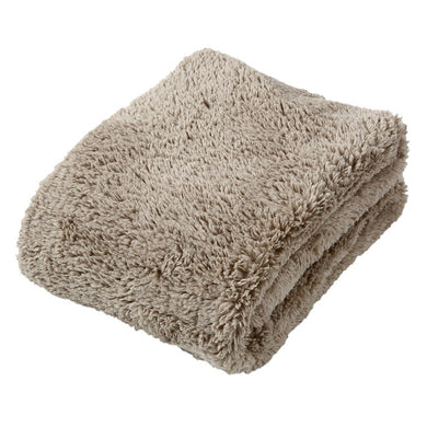 Angel Step Light brown face towel that makes you want to rub your cheeks, approx. 30 x 80 cm