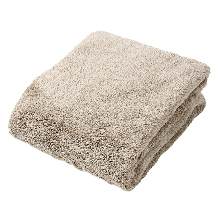 Angel Step Light brown hair towel that makes you want to rub your cheeks, approx. 40 x 100 cm