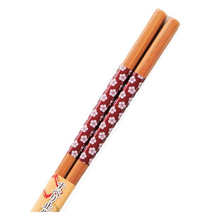 Painted chopsticks Tori lacquered chopsticks Twisted plum Non-slip