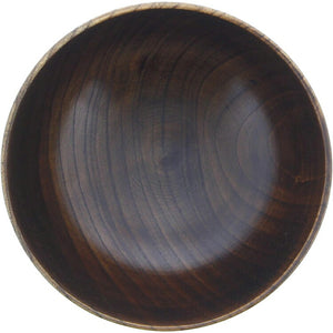 Wooden soup bowl Hotei