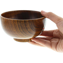 Load image into Gallery viewer, Wooden soup bowl Hotei
