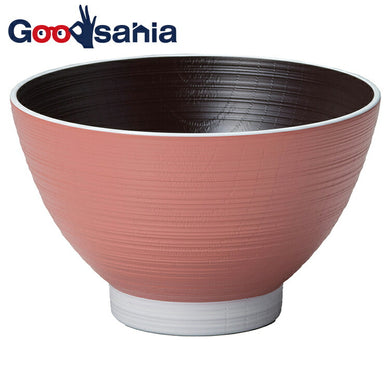 Soup bowl JAPAMO light red, microwave safe, dishwasher safe