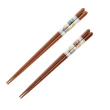 Cargar imagen en el visor de la galería, Painted chopsticks pair owl parent and child 2 set
