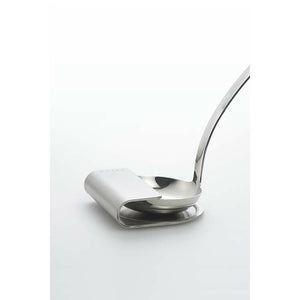 EAtoCO Oki Ladle Stand Made in Japan Silver Width 93 x Depth 86 x Height 24mm AS0030