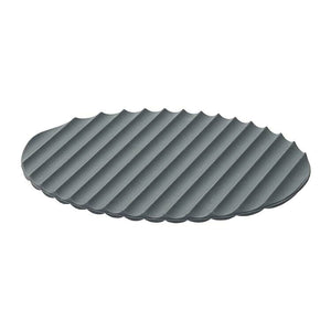 EAtoCO Nami Silicone Mat Made in Japan Dark Gray 18 x 16cm AS0045