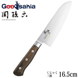 KAI Sekimagoroku Peacock Kitchen Knife Santoku  165mm 